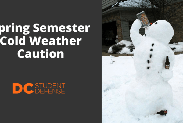Spring Semester Cold Weather Caution _ dc student defense defending college students