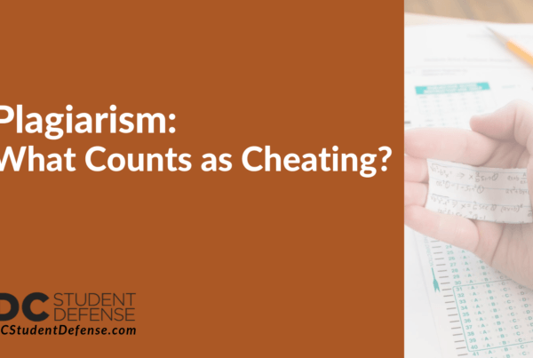 Plagiarism - What Counts as Cheating - dc student defense