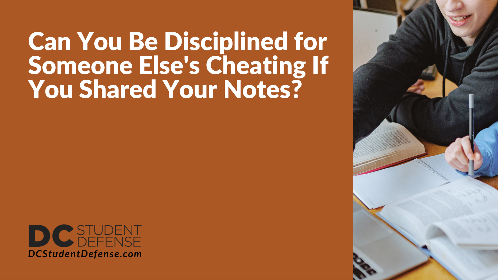 academic misconduct charges when someone else cheats off your notes