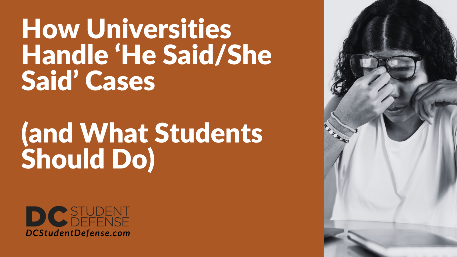 Said Student How Universities Handle ‘He Said/She Said’ Cases (and What Students ...