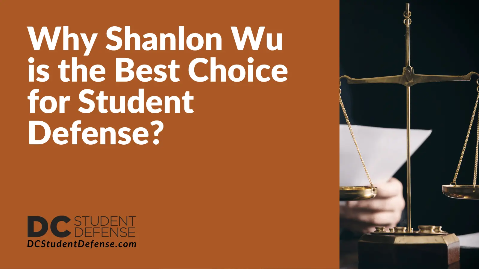 Why Shanlon Wu is the Best Choice for Student Defense - D.C. Student Defense
